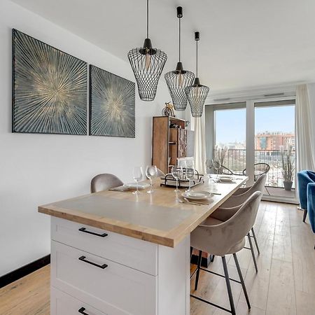 Chlebova - Riverside View Terrace, Free Parking, Gym & Kidsplay By Downtown Apartments Gdańsk Eksteriør bilde