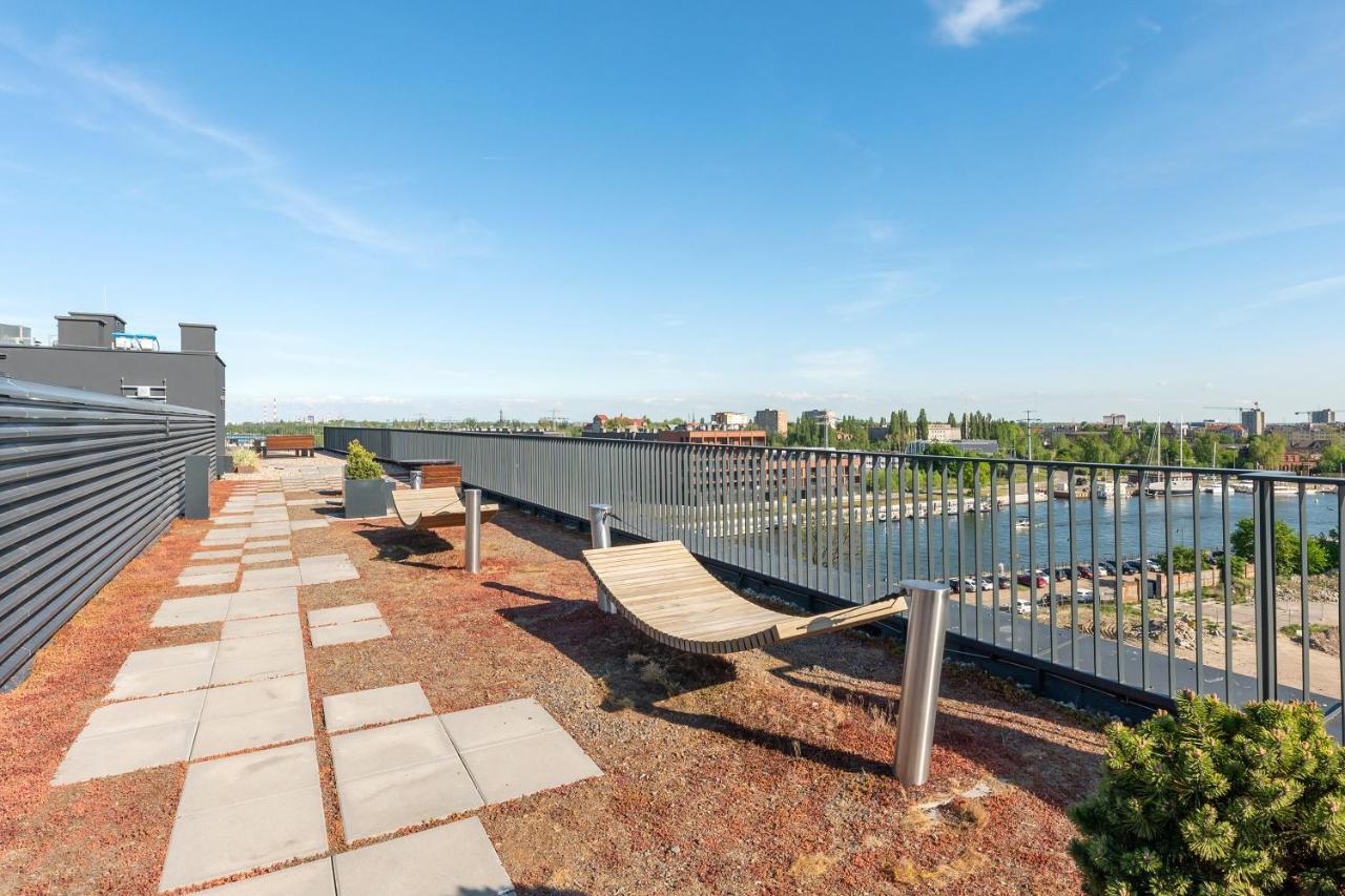 Chlebova - Riverside View Terrace, Free Parking, Gym & Kidsplay By Downtown Apartments Gdańsk Eksteriør bilde
