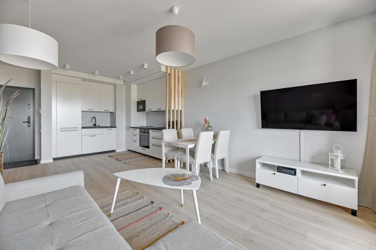 Chlebova - Riverside View Terrace, Free Parking, Gym & Kidsplay By Downtown Apartments Gdańsk Eksteriør bilde