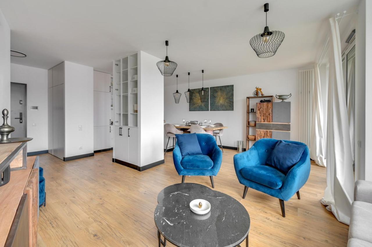 Chlebova - Riverside View Terrace, Free Parking, Gym & Kidsplay By Downtown Apartments Gdańsk Eksteriør bilde