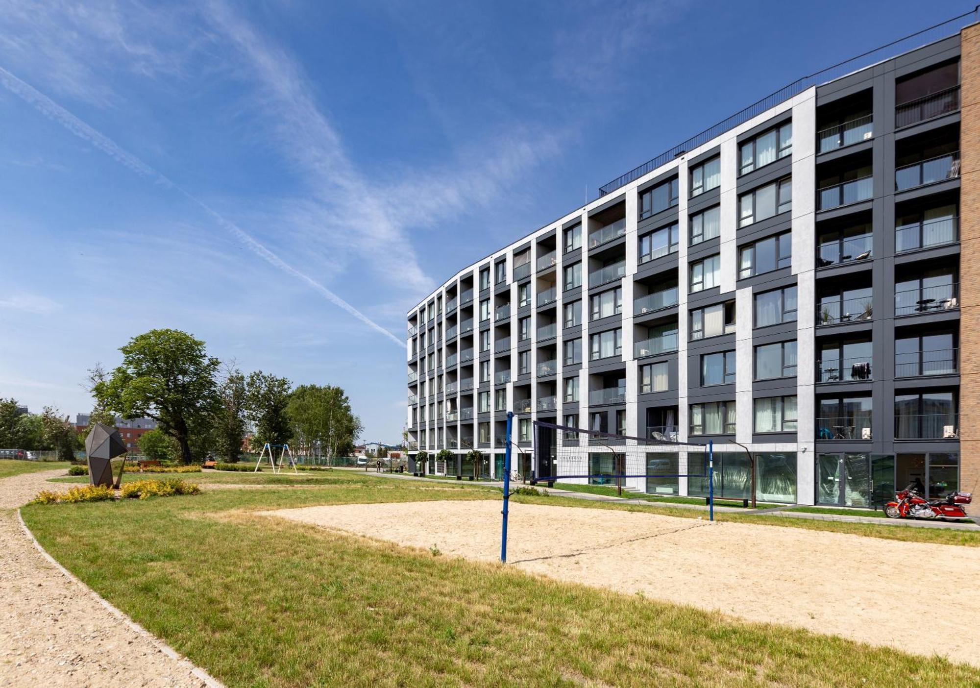 Chlebova - Riverside View Terrace, Free Parking, Gym & Kidsplay By Downtown Apartments Gdańsk Eksteriør bilde