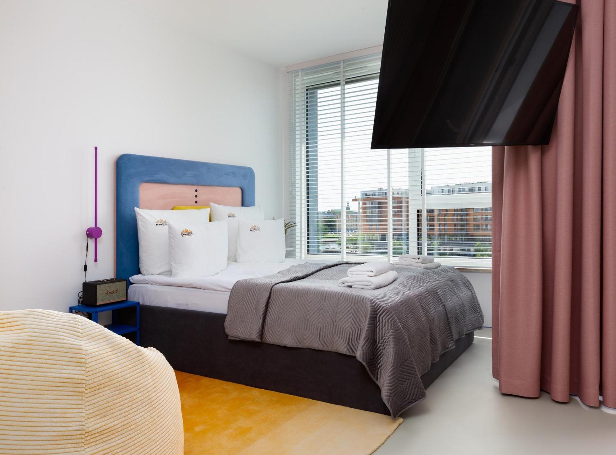 Chlebova - Riverside View Terrace, Free Parking, Gym & Kidsplay By Downtown Apartments Gdańsk Rom bilde