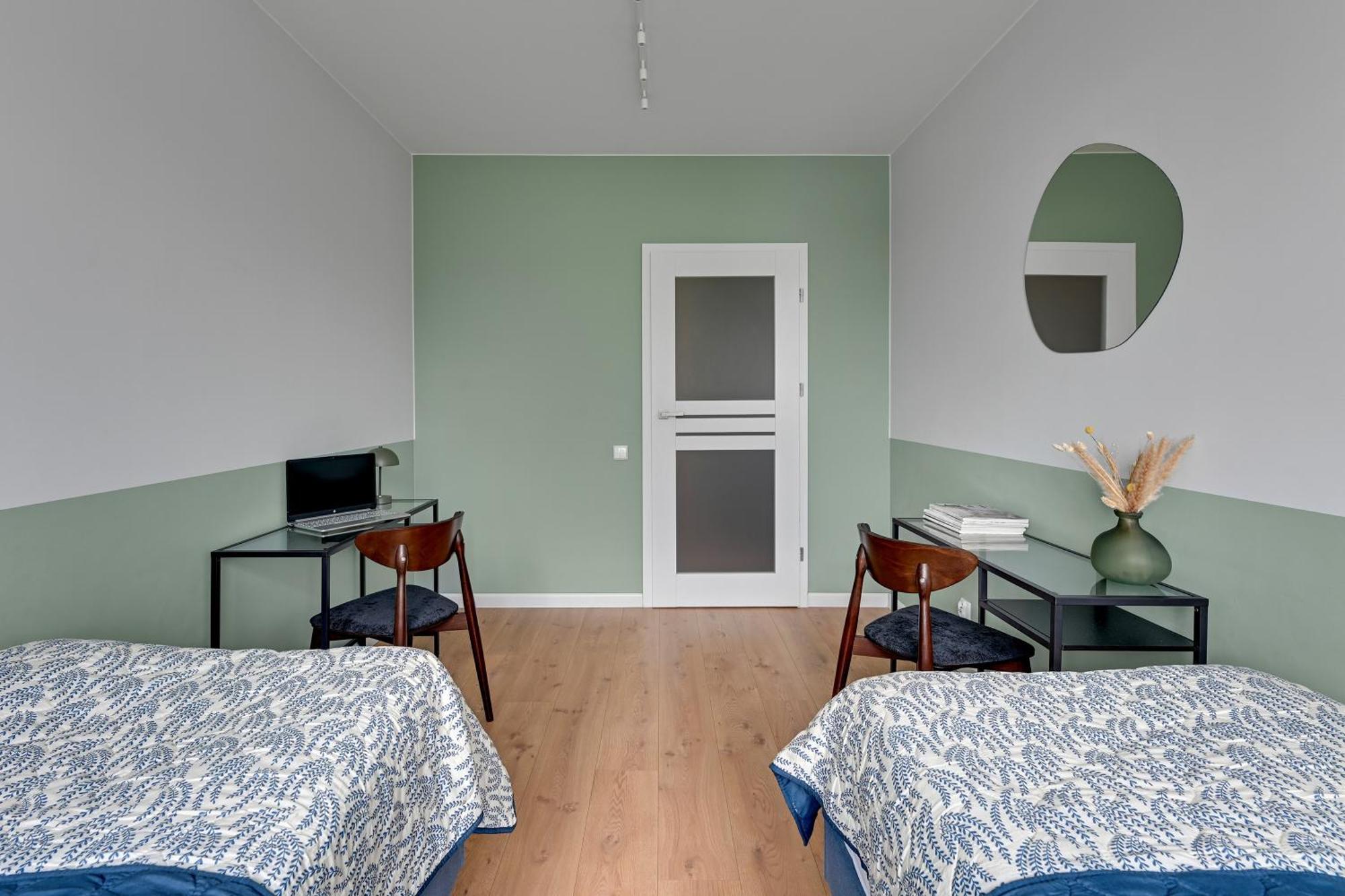 Chlebova - Riverside View Terrace, Free Parking, Gym & Kidsplay By Downtown Apartments Gdańsk Rom bilde
