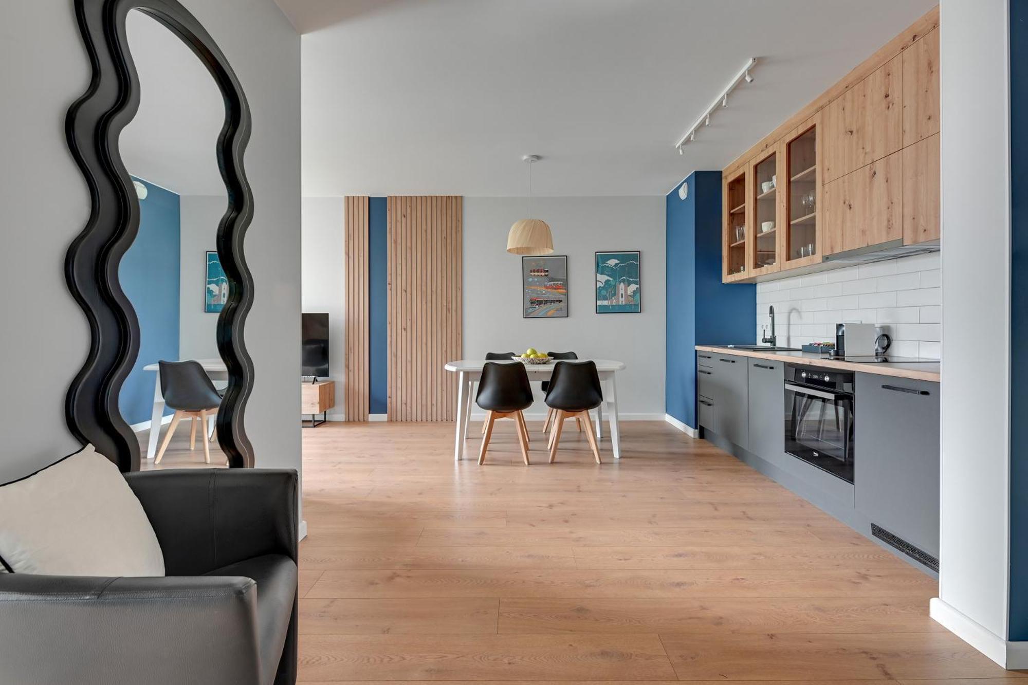 Chlebova - Riverside View Terrace, Free Parking, Gym & Kidsplay By Downtown Apartments Gdańsk Rom bilde