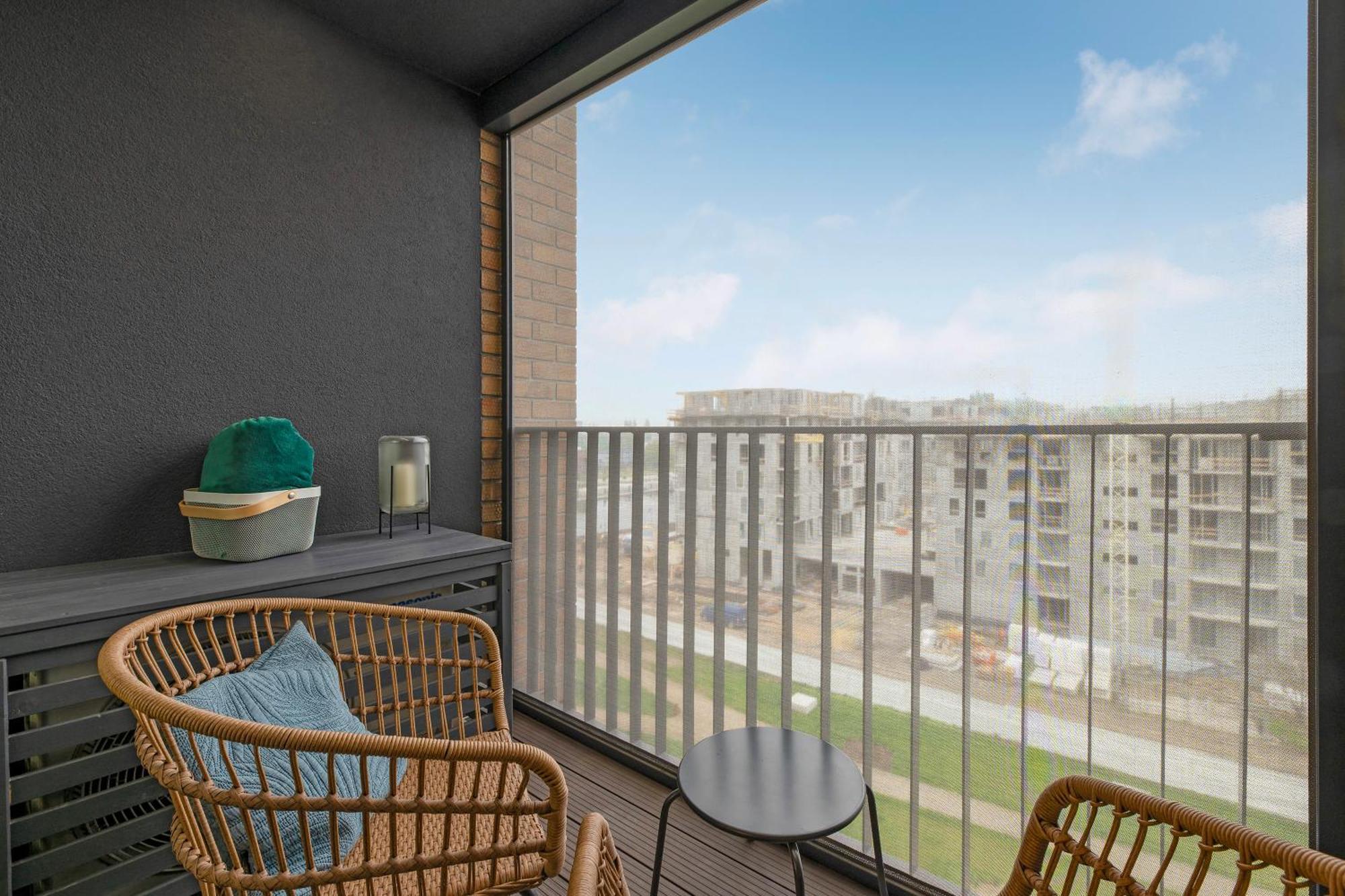 Chlebova - Riverside View Terrace, Free Parking, Gym & Kidsplay By Downtown Apartments Gdańsk Eksteriør bilde