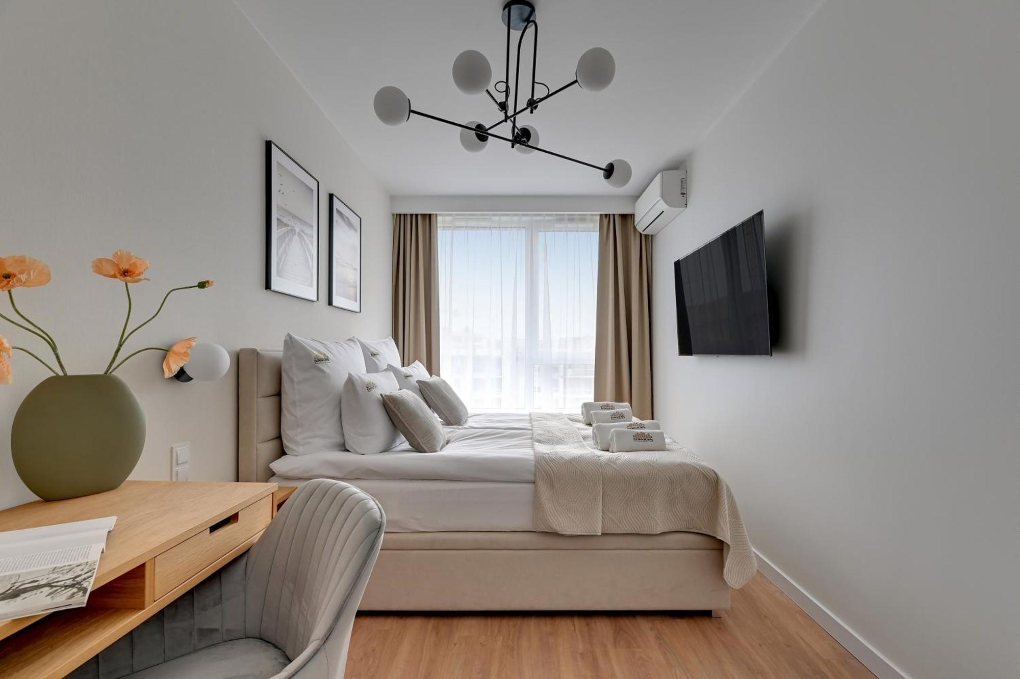 Chlebova - Riverside View Terrace, Free Parking, Gym & Kidsplay By Downtown Apartments Gdańsk Eksteriør bilde